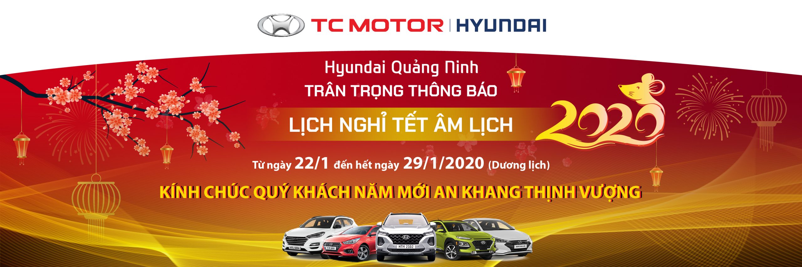 Hyundai Quảng Ninh Nghỉ Tết 2020